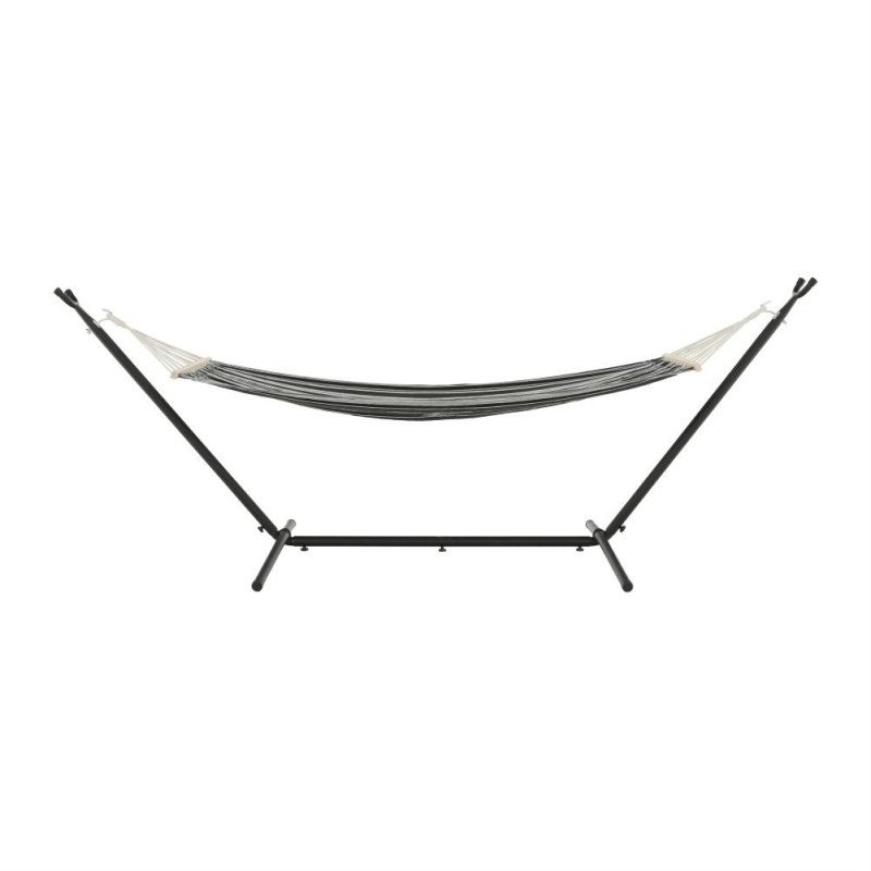 Kondela Hojdacia sieť, sivá/biela, EVANA NEW - single