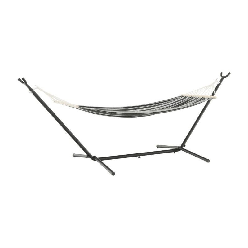 Kondela Hojdacia sieť, sivá/biela, EVANA NEW - single