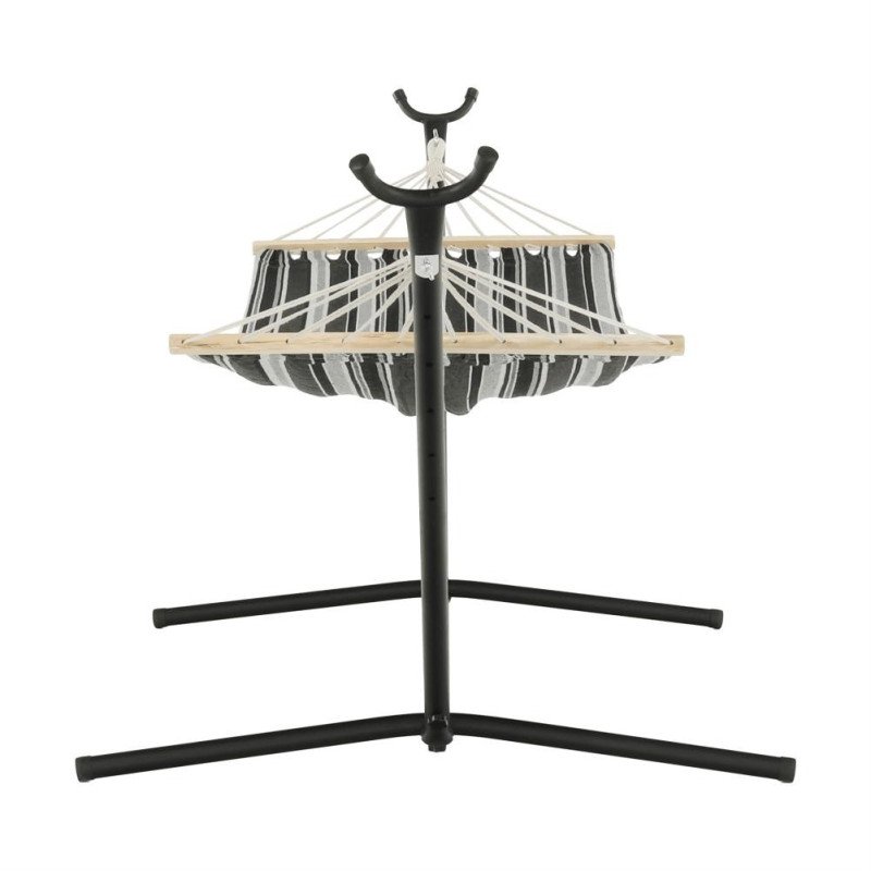 Kondela Hojdacia sieť, sivá/biela, EVANA NEW - single