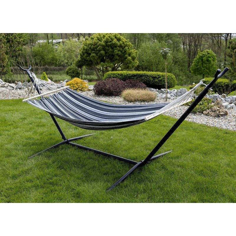 Kondela Hojdacia sieť, sivá/biela, EVANA NEW - single