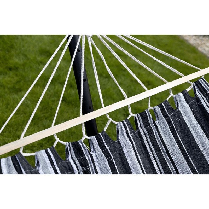 Kondela Hojdacia sieť, sivá/biela, EVANA NEW - single