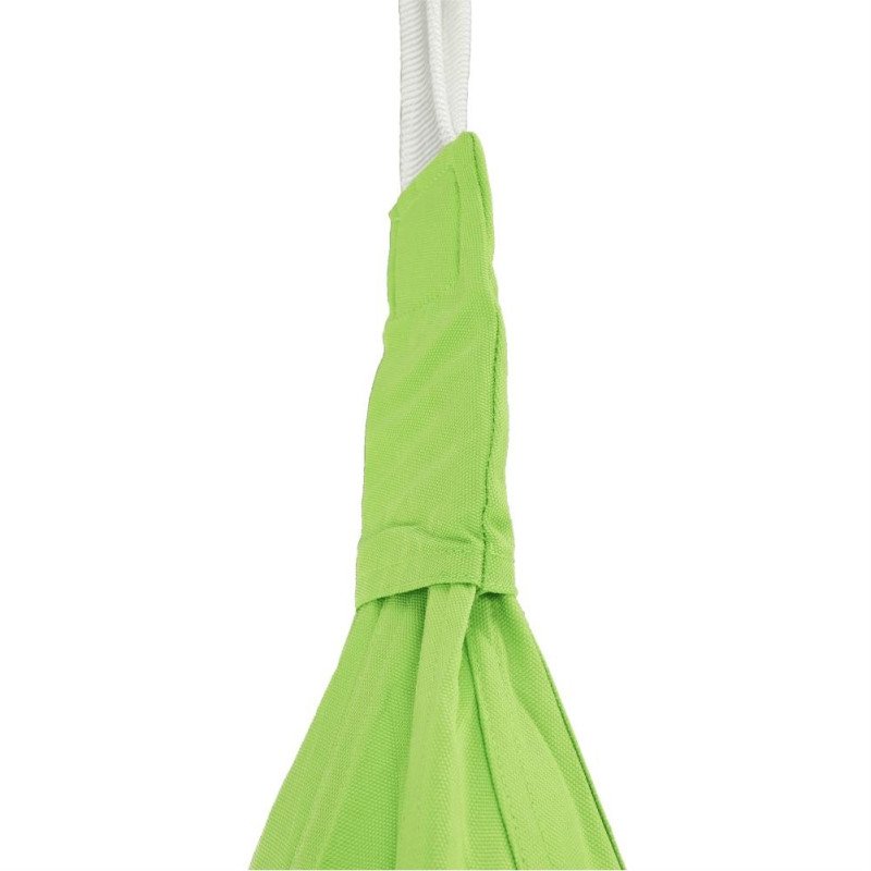 Kondela Závesné hojdacie kreslo, zelená, KLORIN NEW BIG SIZE CACOON HAMMOCK