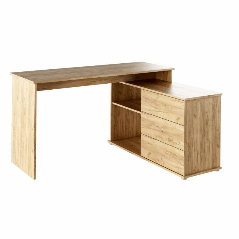 Kondela Univerzálny rohový PC stôl, dub artisan, TERINO