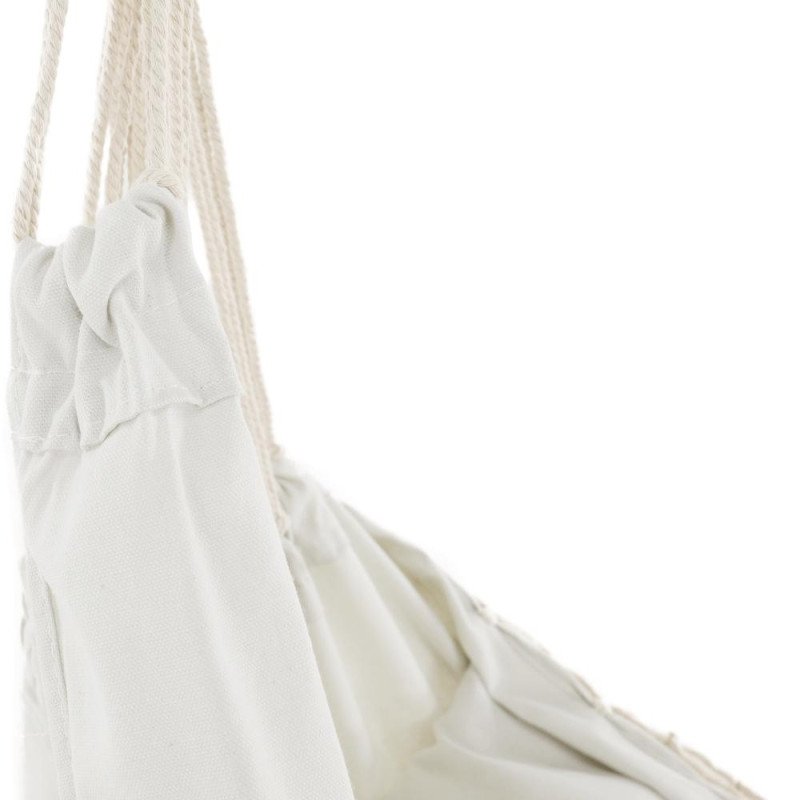 Kondela Závesné kreslo, smotanová, OFRAME