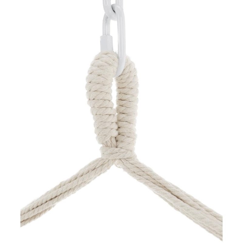 Kondela Závesné kreslo, smotanová, OFRAME