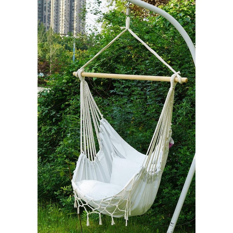 Kondela Závesné kreslo, smotanová, OFRAME