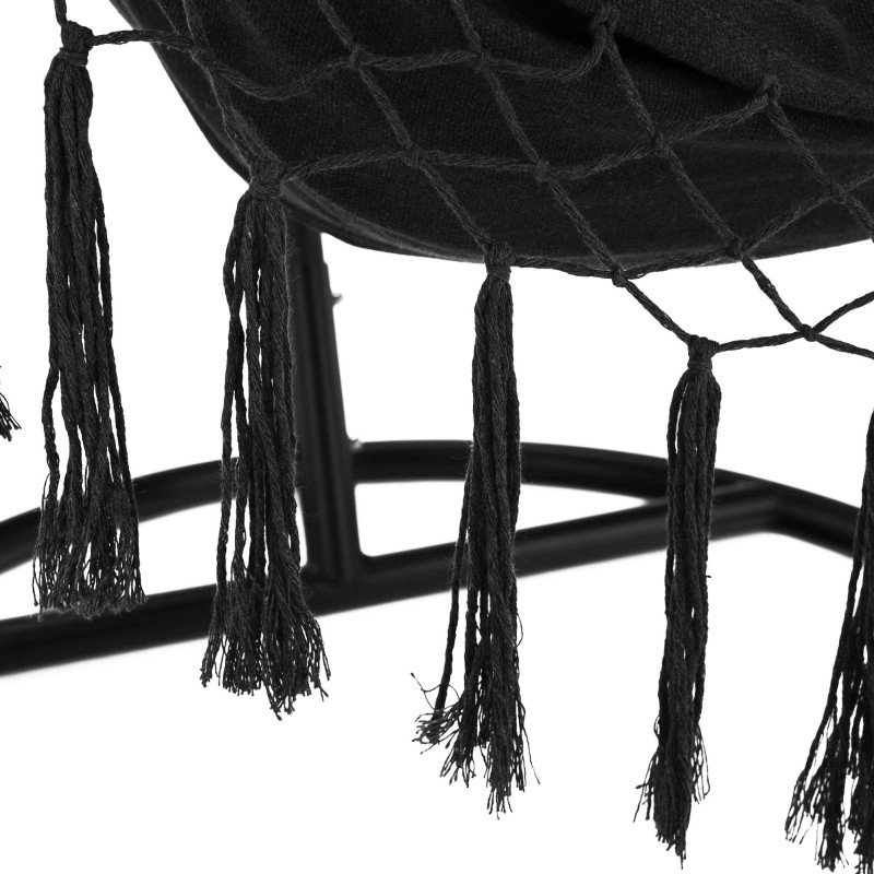 Kondela Závesné kreslo, tmavosivá, OFRAME