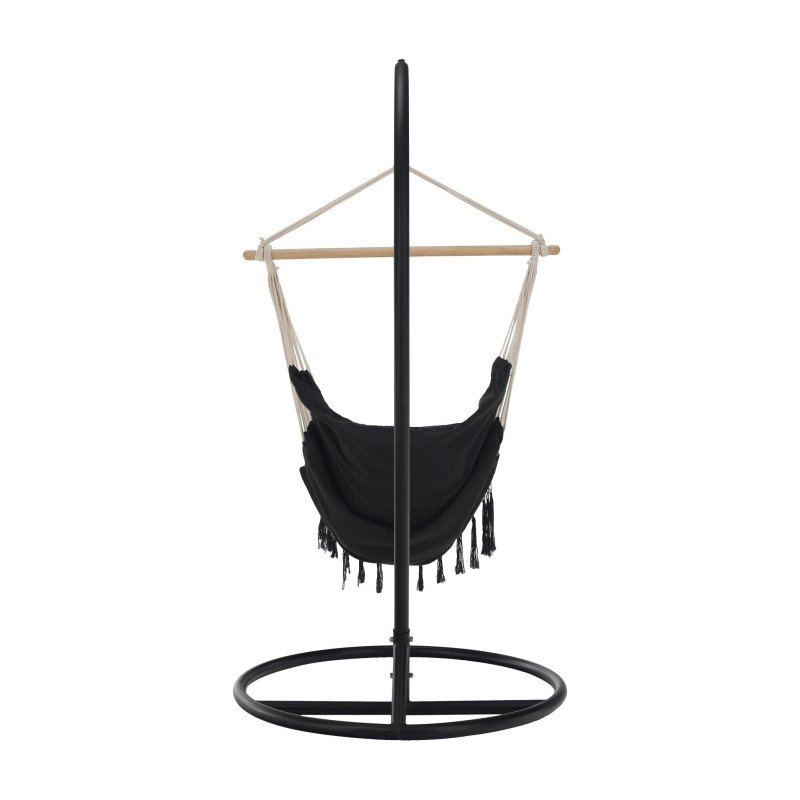 Kondela Závesné kreslo, tmavosivá, OFRAME