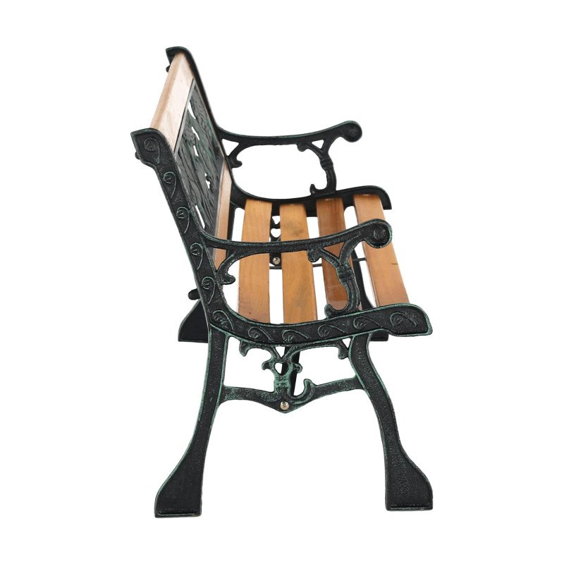 Kondela Detská lavička, čierna/prírodná, NADAZA