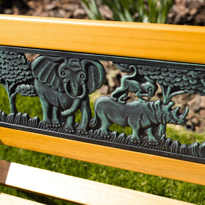 Kondela Detská lavička, čierna/prírodná, NADAZA