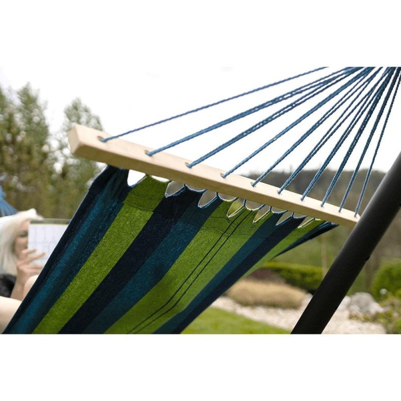 Kondela Hojdacia sieť, tyrkysová/modrá/zelená, EVANA NEW - single