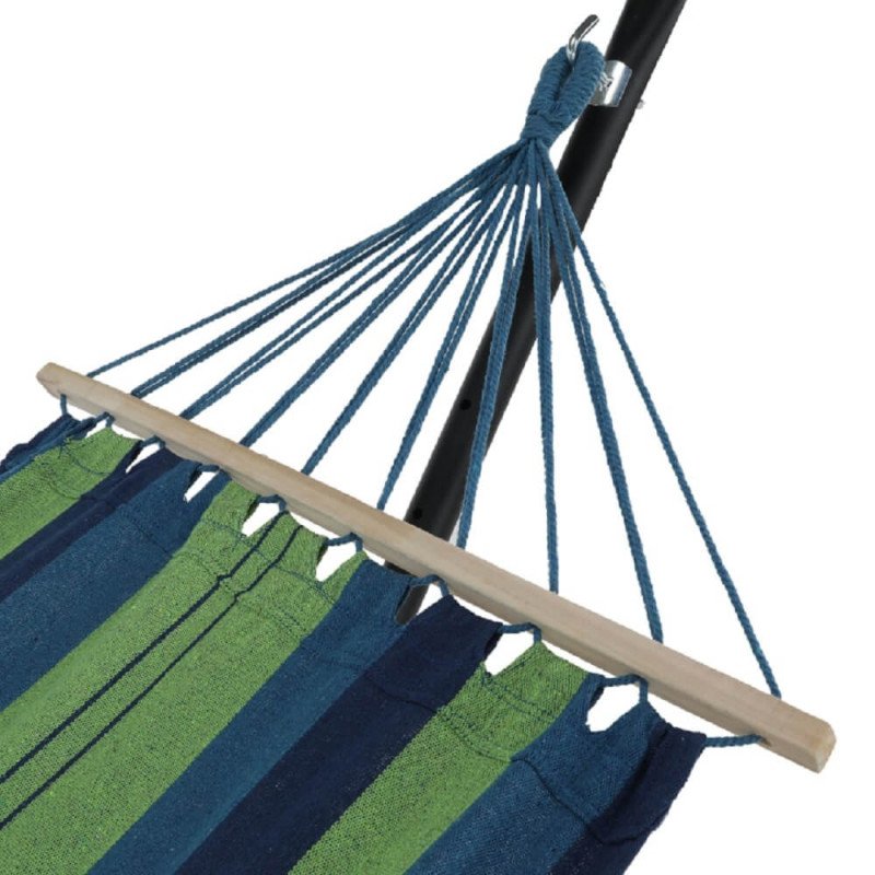 Kondela Hojdacia sieť, tyrkysová/modrá/zelená, EVANA NEW - single