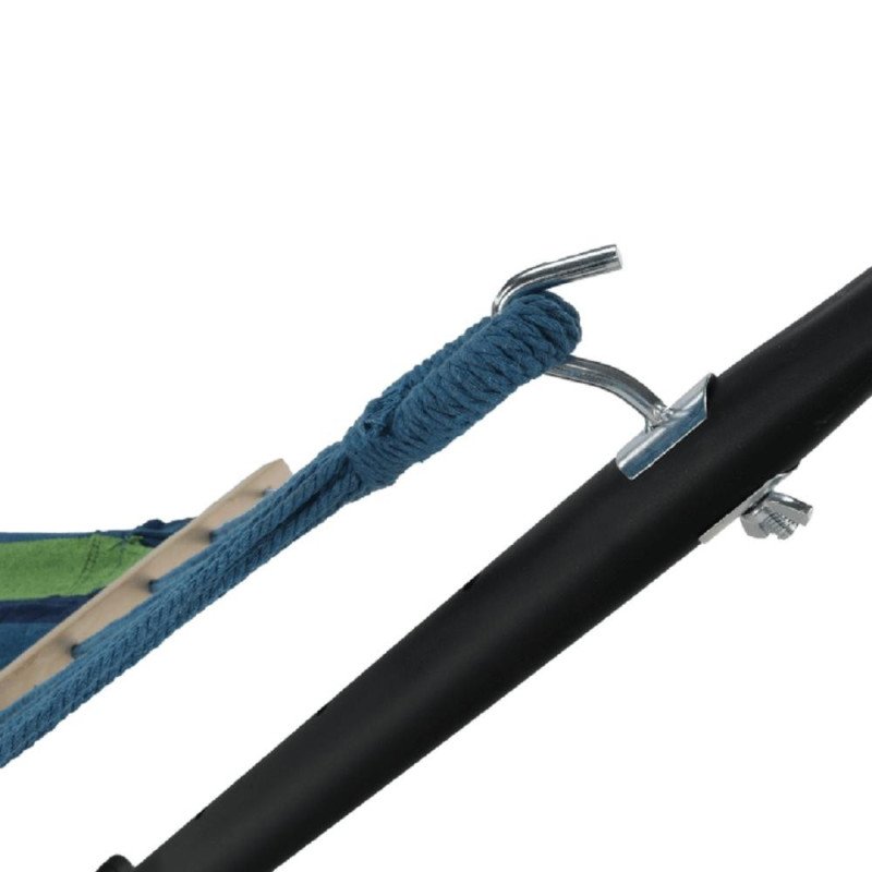 Kondela Hojdacia sieť, tyrkysová/modrá/zelená, EVANA NEW - single