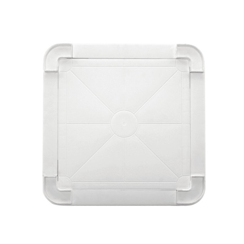 Kondela Záhradný úložný box/príručný stolík, biela, UGUR