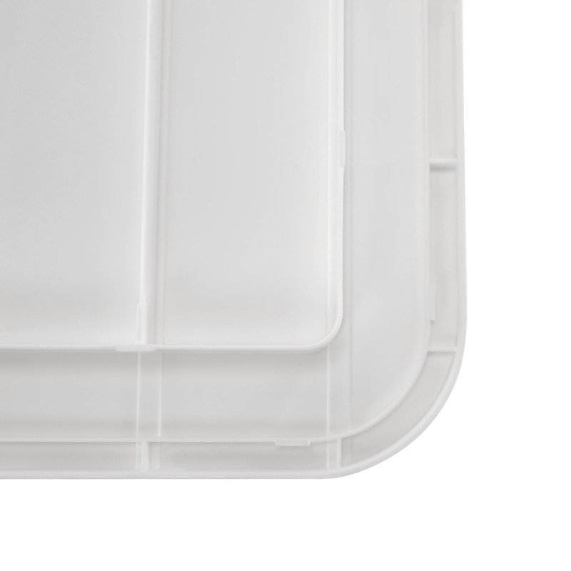 Kondela Záhradný úložný box/príručný stolík, biela, UGUR