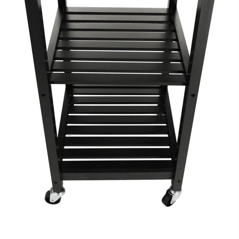 Kondela Servírovací vozík, prírodná/čierna, ARETE