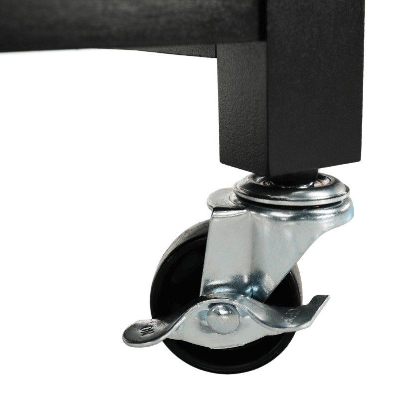 Kondela Servírovací vozík, prírodná/čierna, ARETE