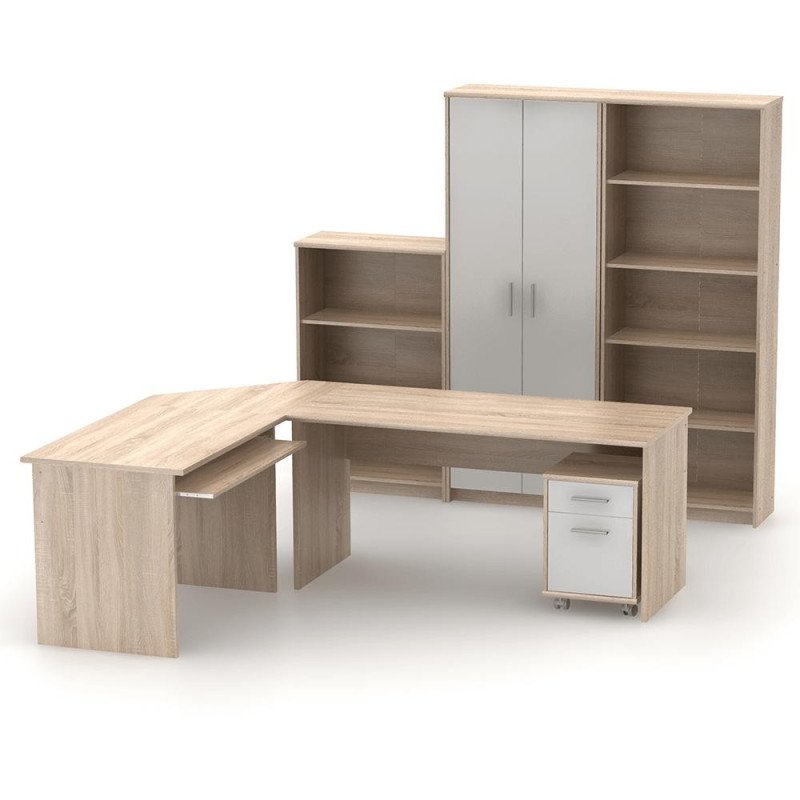 Kondela Rohový stolík, dub sonoma/kov, JOHAN 2 NEW 06