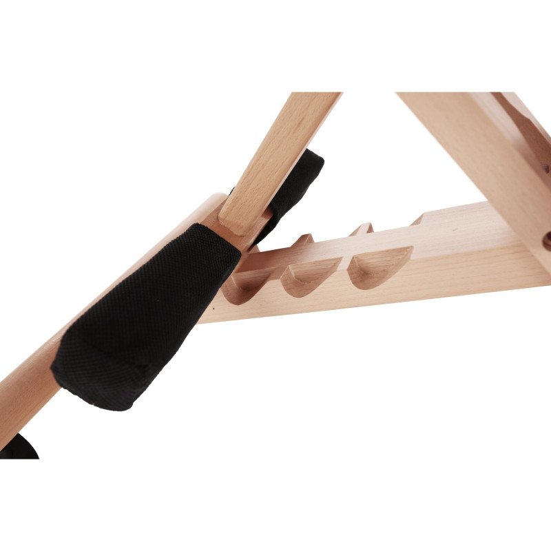 Kondela Ergonomická kľakačka, čierna/buk, GROCO