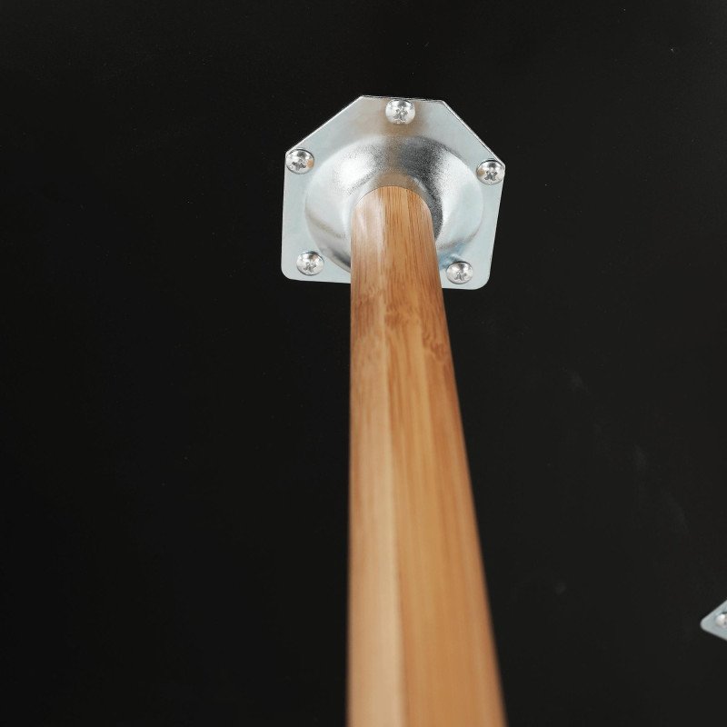 Kondela Set 2 stolíkov, čierna/prírodná, GOREJ