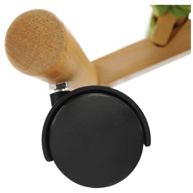 Kondela Ergonomická kľakačka, zelená/buk, GROCO