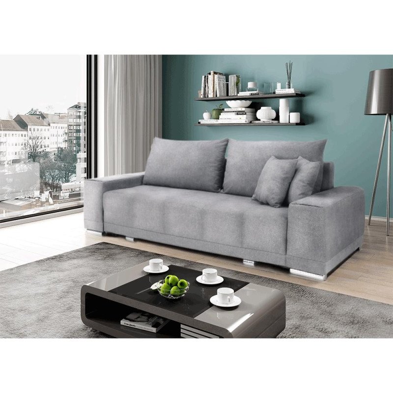 Kondela Rozkladacia pohovka, svetlosivá, KEVAN BIG SOFA