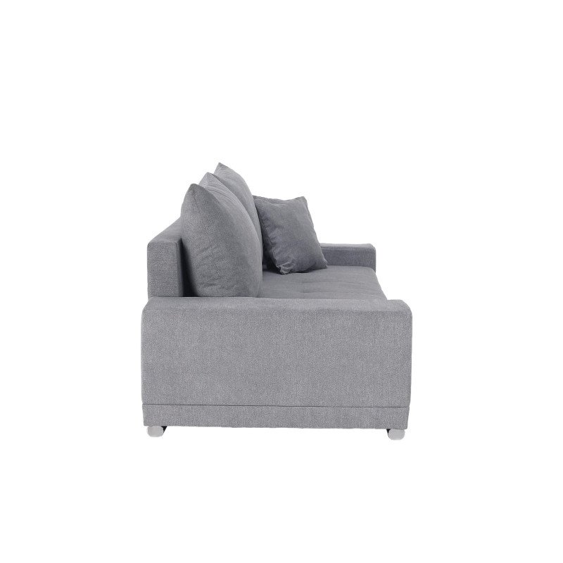 Kondela Rozkladacia pohovka, svetlosivá, KEVAN BIG SOFA