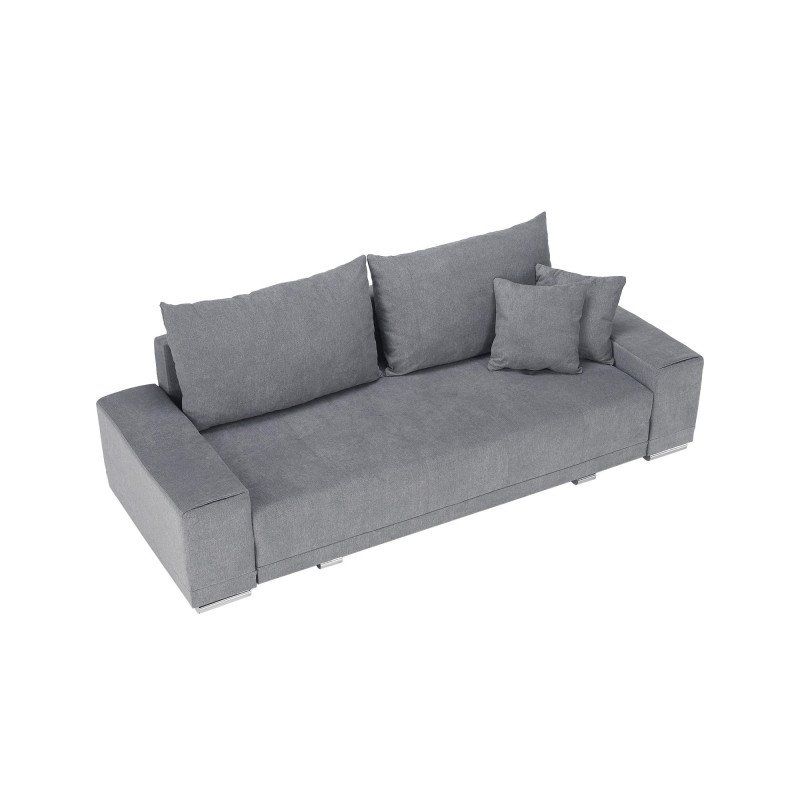 Kondela Rozkladacia pohovka, svetlosivá, KEVAN BIG SOFA