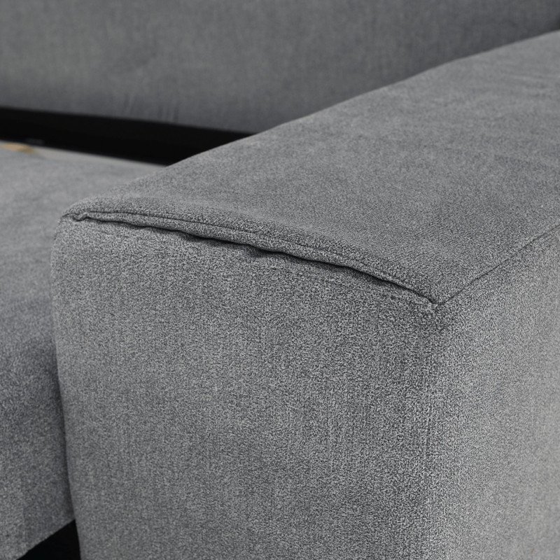 Kondela Rozkladacia pohovka, svetlosivá, KEVAN BIG SOFA