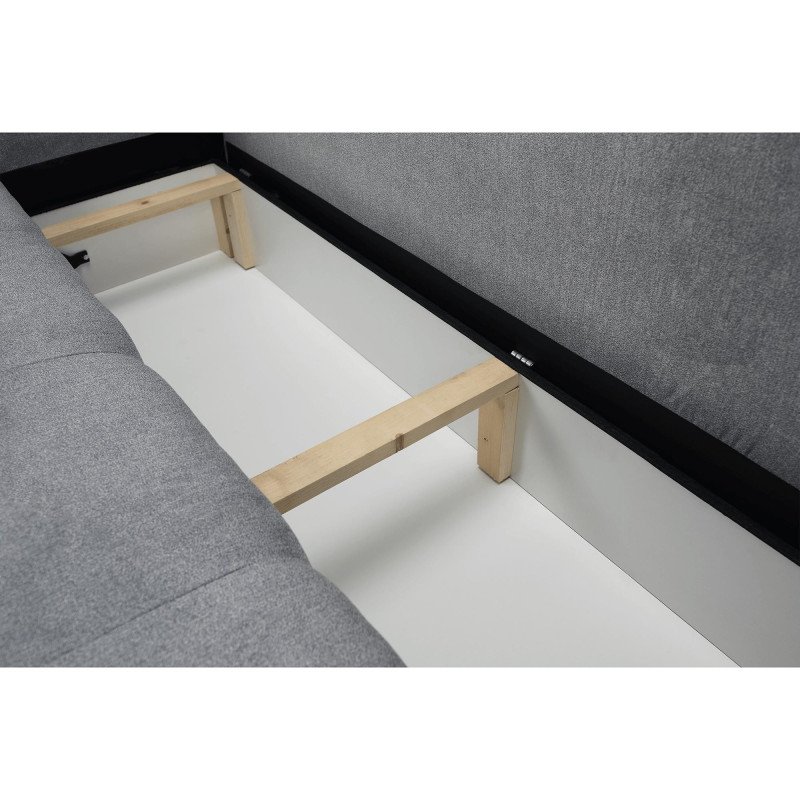 Kondela Rozkladacia pohovka, svetlosivá, KEVAN BIG SOFA