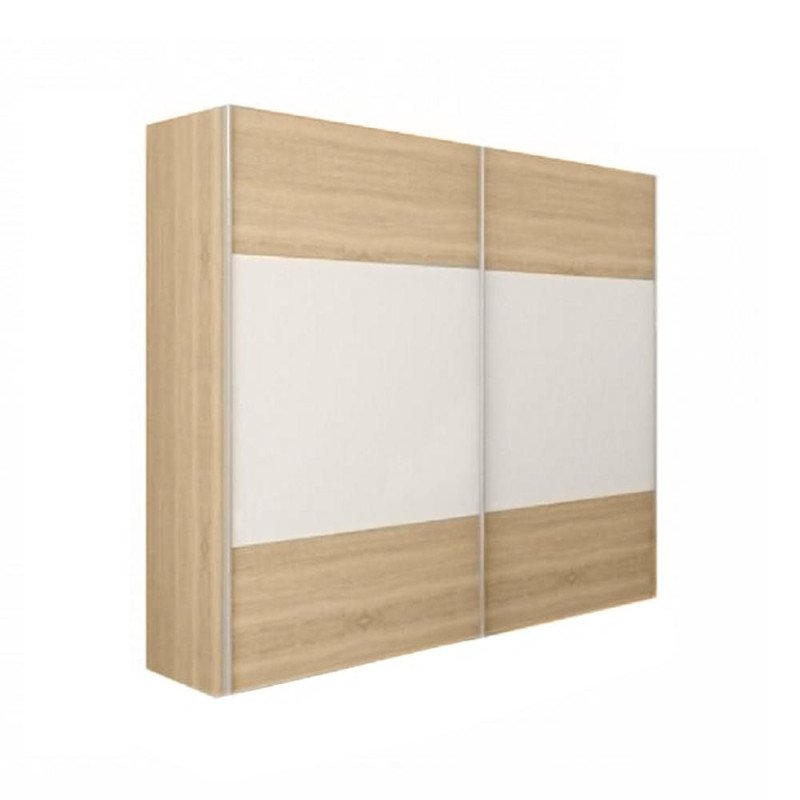 Kondela Spálňový komplet (posteľ 160x200 cm), dub sonoma/biela, GABRIELA NEW