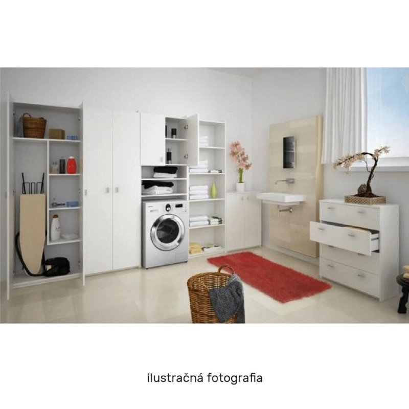 Hlboká skrinka nad práčku, biela, NATALI TYP 9