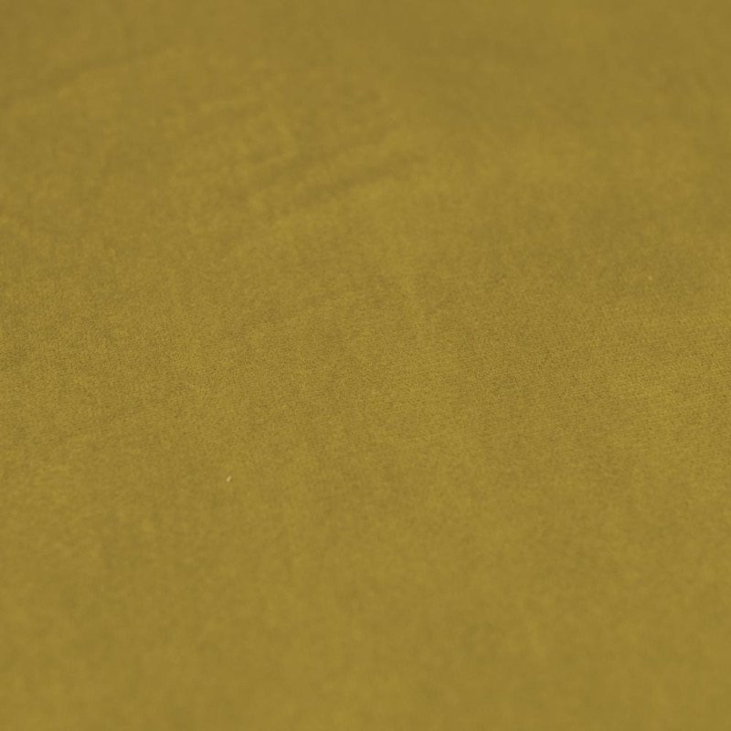 Kreslo v štýle Art-deco, horčicová Velvet látka/gold chróm-zlatý, NOBLIN