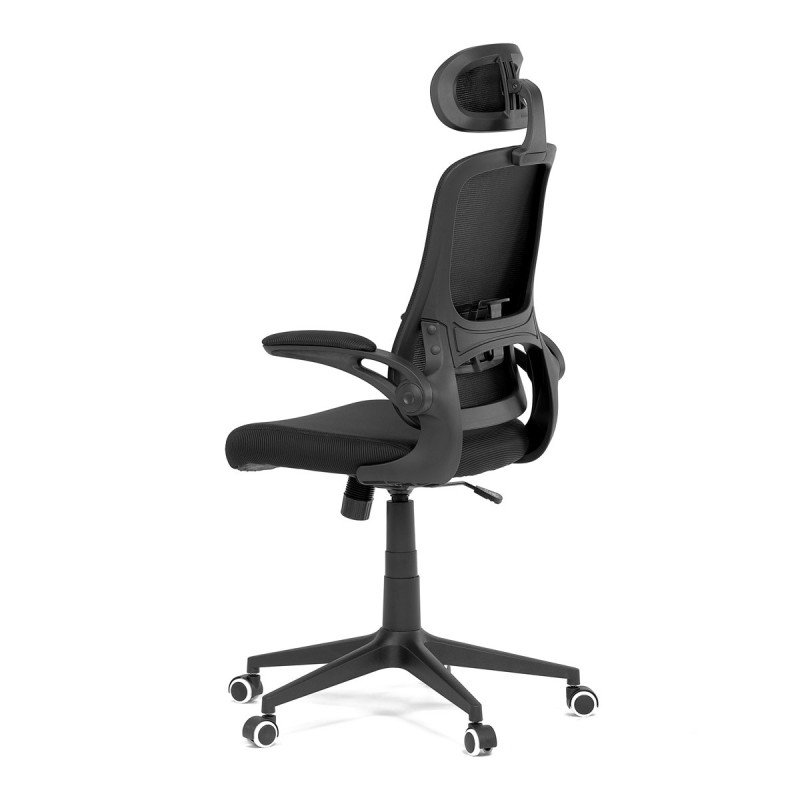 Autronic - Židle kancelářská, černá mesh, plastový kříž - KA-Q842 BK