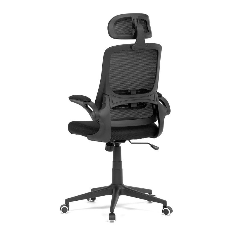 Autronic - Židle kancelářská, černá mesh, plastový kříž - KA-Q842 BK