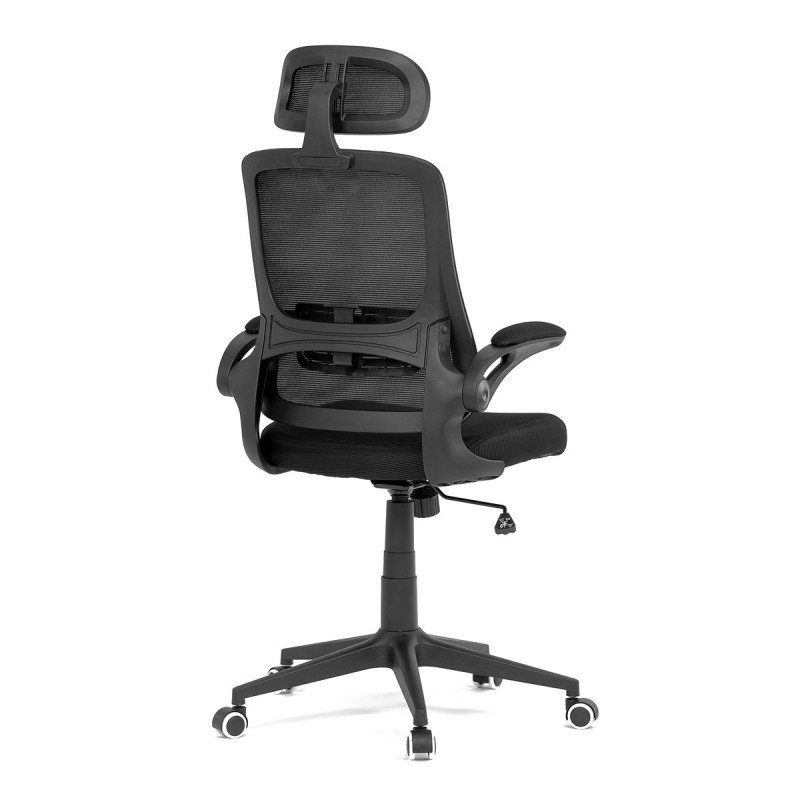 Autronic - Židle kancelářská, černá mesh, plastový kříž - KA-Q842 BK