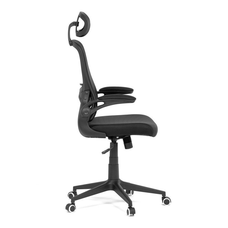 Autronic - Židle kancelářská, černá mesh, plastový kříž - KA-Q842 BK