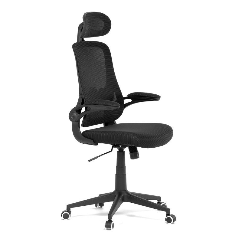 Autronic - Židle kancelářská, černá mesh, plastový kříž - KA-Q842 BK
