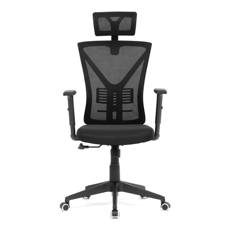 Autronic - Židle kancelářská, černá mesh, plastový kříž - KA-Q851 BK