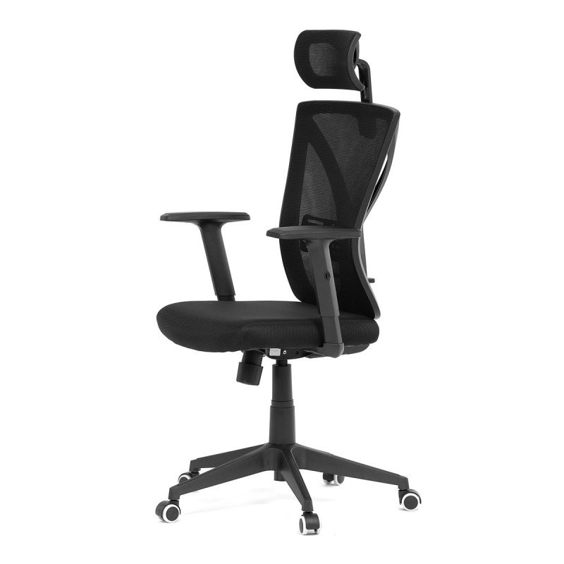 Autronic - Židle kancelářská, černá mesh, plastový kříž - KA-Q851 BK
