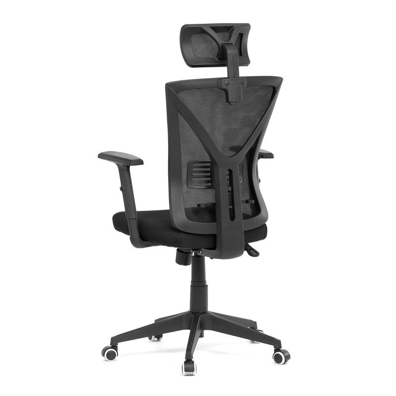 Autronic - Židle kancelářská, černá mesh, plastový kříž - KA-Q851 BK