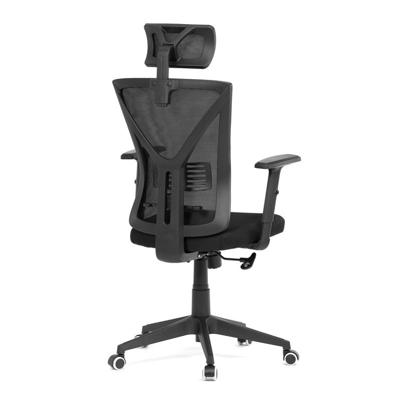 Autronic - Židle kancelářská, černá mesh, plastový kříž - KA-Q851 BK