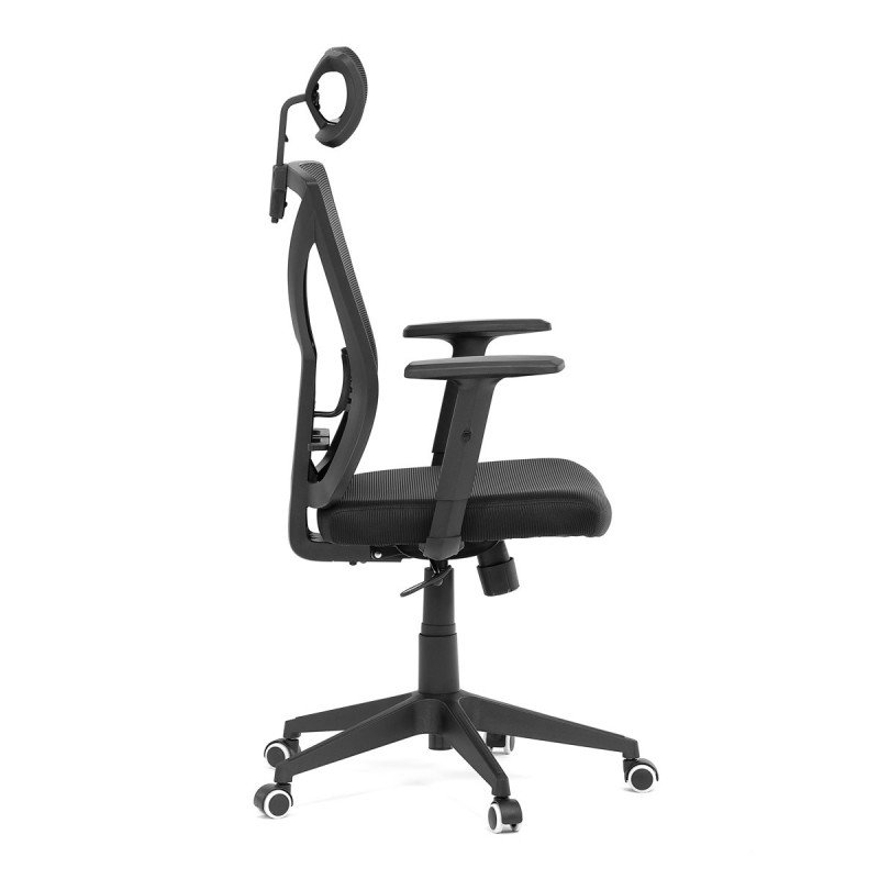 Autronic - Židle kancelářská, černá mesh, plastový kříž - KA-Q851 BK