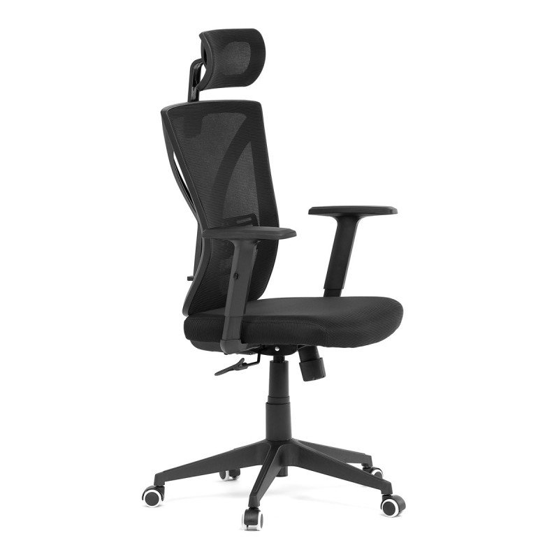 Autronic - Židle kancelářská, černá mesh, plastový kříž - KA-Q851 BK