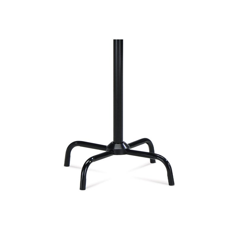 Autronic - Vešiak stojanový, kovová konštrukcia, čierny lesklý lak, výška 182 cm, nosnosť 10 kg - 80609-A BK