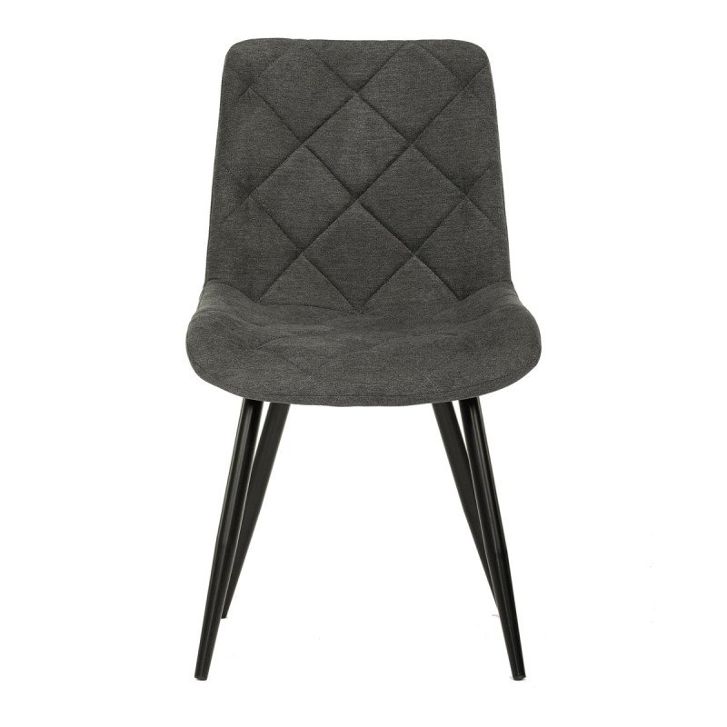Autronic - Židle jídelní, šedá látka, nohy černá kov - CT-382 GREY2