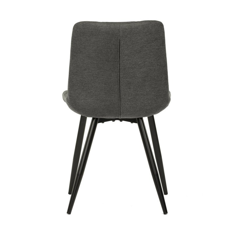 Autronic - Židle jídelní, šedá látka, nohy černá kov - CT-382 GREY2