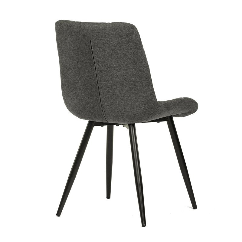 Autronic - Židle jídelní, šedá látka, nohy černá kov - CT-382 GREY2