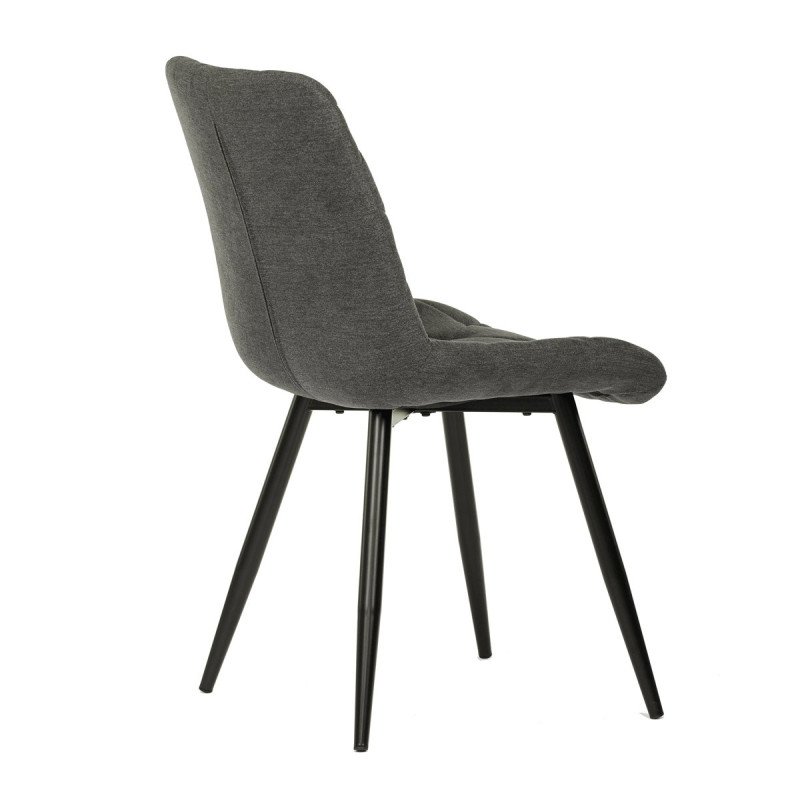 Autronic - Židle jídelní, šedá látka, nohy černá kov - CT-382 GREY2
