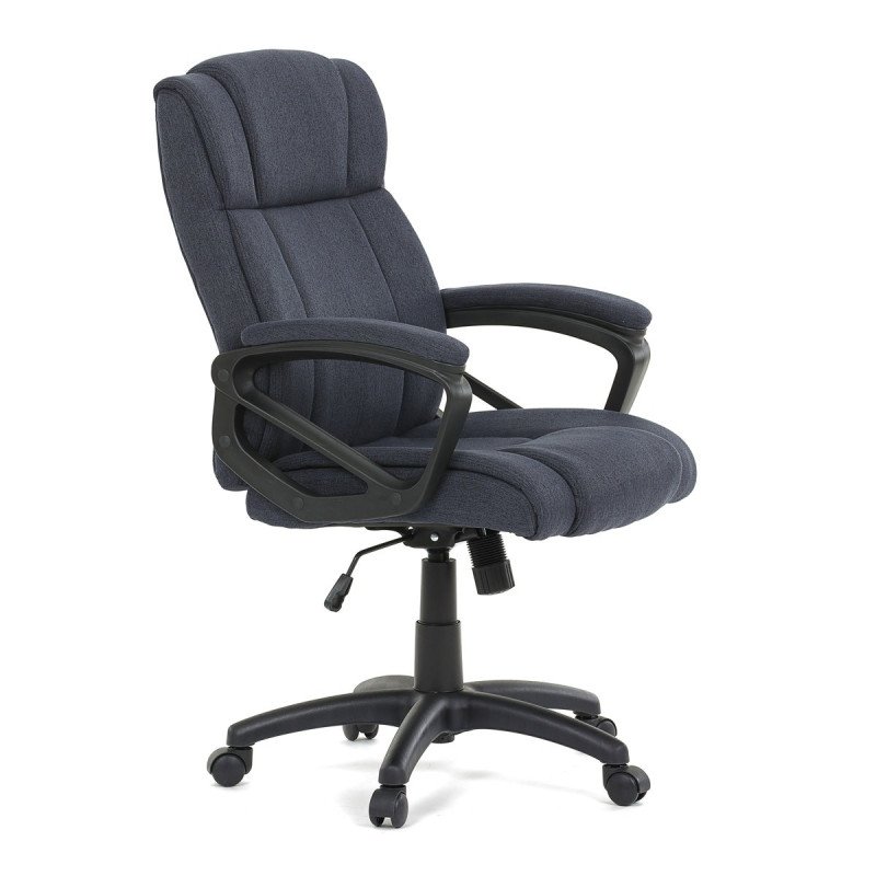 Autronic - Kancelářská židle, modrá látka, černý kříž - KA-C707 BLUE2